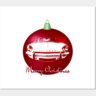 Triumph Spitfire Mk3 British classic car monoblock Christmas ball special edition Posters and Art